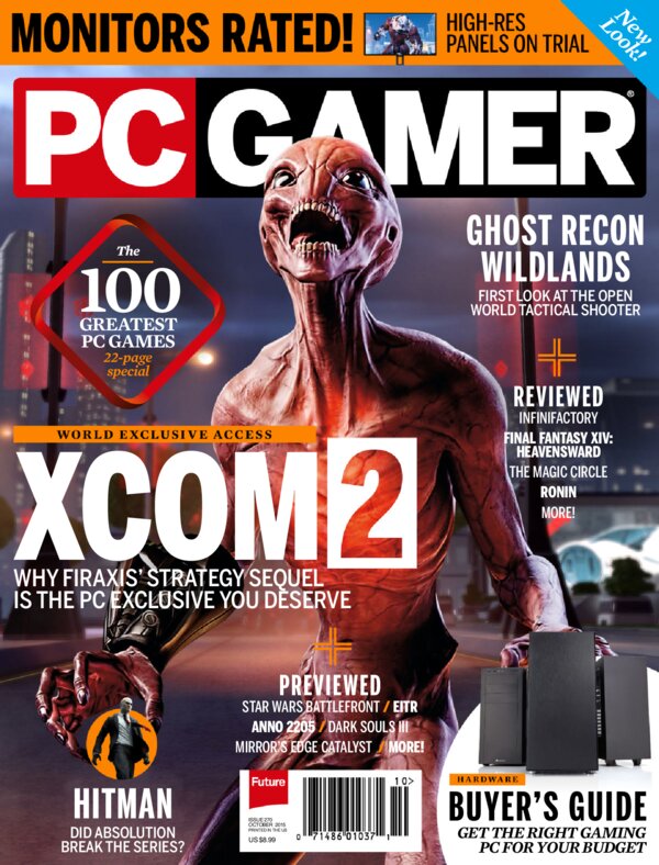 10. PC Gamer USA   October 2015 cover